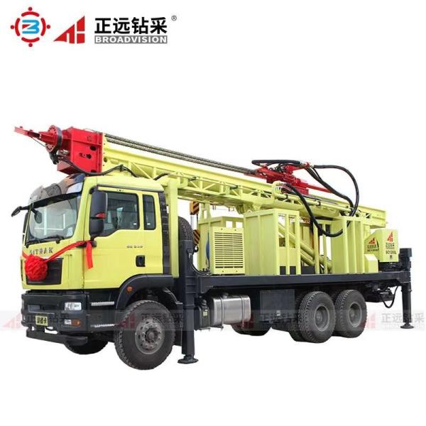 Perforadora de pozos de agua sobre orugas SL330S, sistema hidráulico, 330 m de profundidad