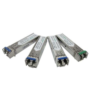 Conector duplo da fibra 20KM LC do único transceptor de fibra ótica de Mode1.25Gbps