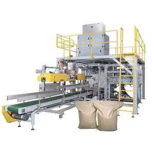 50kg Weighing Range 600 Bags/Hour Packing Speed PLC Control System Automatic Weighing Filling Machine