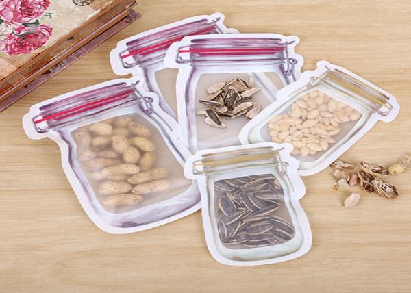 Plastic Shaped Pouch Laminated Special Shaped Eco - Friendly For Cookies Candy