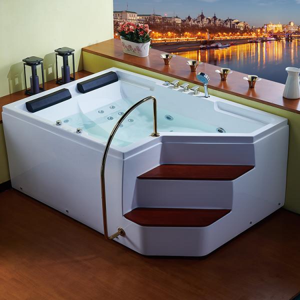 Therapy Air Massage Bathtubs With Lights 2 Person Skirted Hydro Spa 1700x700mm