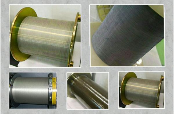 0.065 - 0.1mm Diamond Cutting Wire High Carbon Steel Core For Crystal Silicon Slice