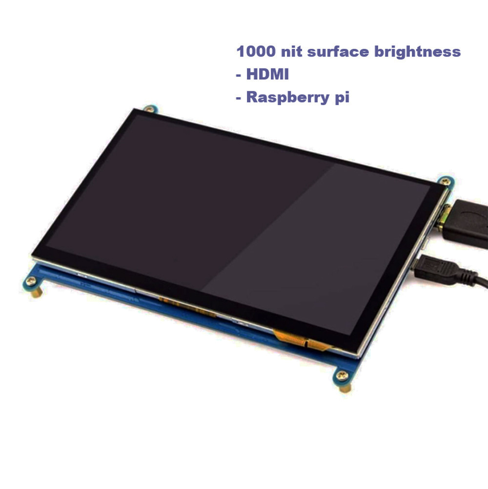 Raspberry PI 7-дюймовый дисплей HDMI TFT LCD с емкостным экраном касания