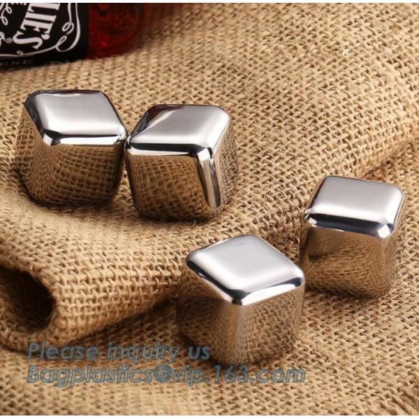 best chilling ice cubes for whiskey stainless steel whiskey stones with FDA, real dice ice cube whisky wine stone stainl