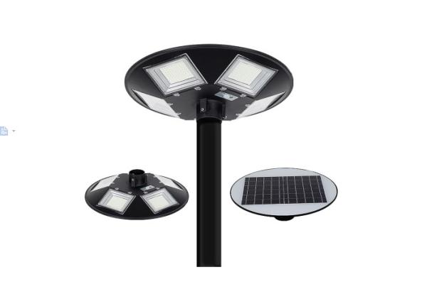 lâmpada solar do jardim do alojamento do Abs dos dispositivos elétricos claros do jardim do diodo emissor de luz de 300w Ip65 com Polo