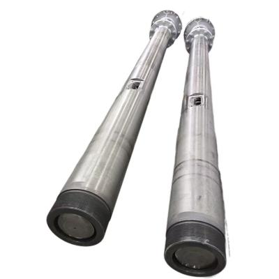 Customized Screw Barrel For Extruder Granulator Quenching Hardness HRC58-62 Single Or Twin Screw Type Screw Diameter