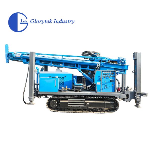 GL600S Top Hammer Hydraulic Rotary Drilling Rig for Water and Geothermal Wells