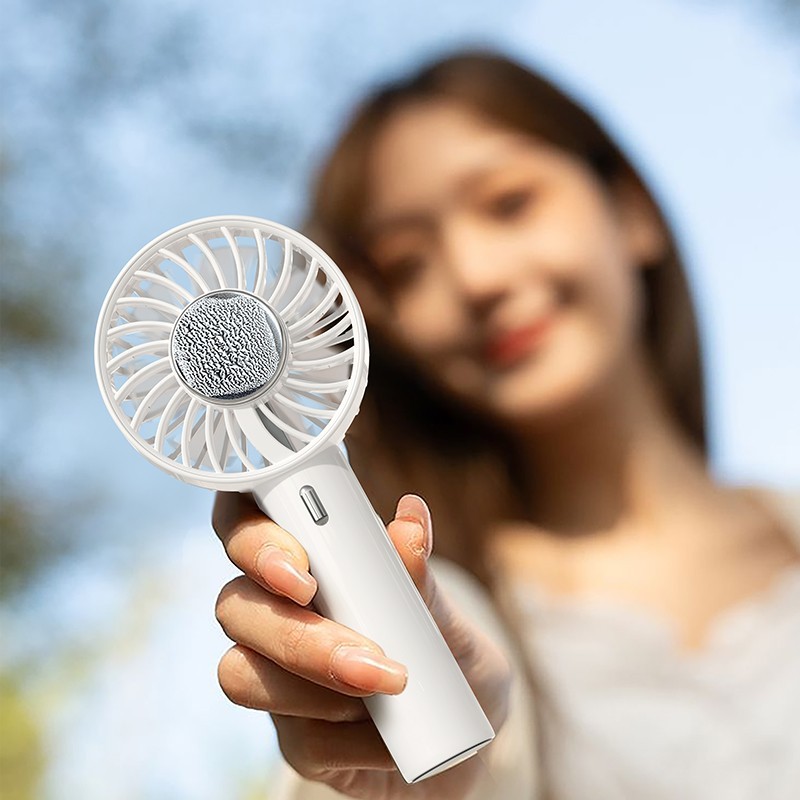 FUSMLI Macaron Color Mini Portable USB Charging Handheld Fan 5 Speeds Customizable Packaging Factory Price Wearable Fan