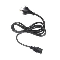 3 pin AU Plug to C13 Power Cord 1.8m Preto Certificado SAA
