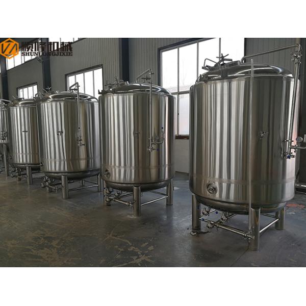 1000L SUS 304 Material Steel Conical Fermenter With Double Stages Cooling Jacket