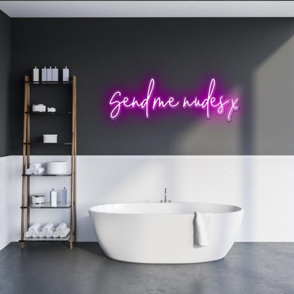 30cm Indoor Diy Led Flex Neon Sign Silicone Custom Milky White Jacket