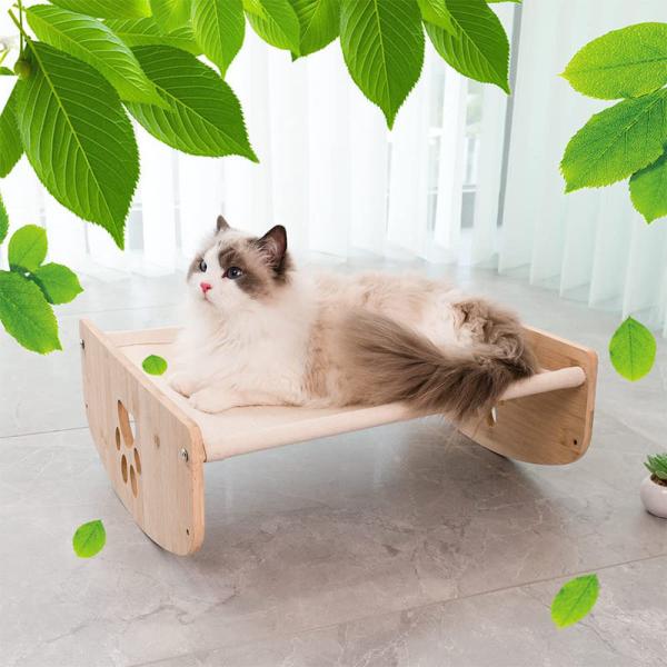 Bamboo Madeira Cadro de cama de cão Plataforma Oxford Cloth ODM