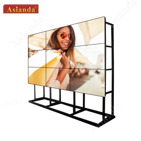 49”Floor Standing Super narrow bezel 3.5mm LCD Video Wall LCD Digital Signage Video Wall Display