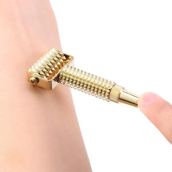 Face/Ears Acupuncture Points Detector with Face Massage Roller and Spring Needle