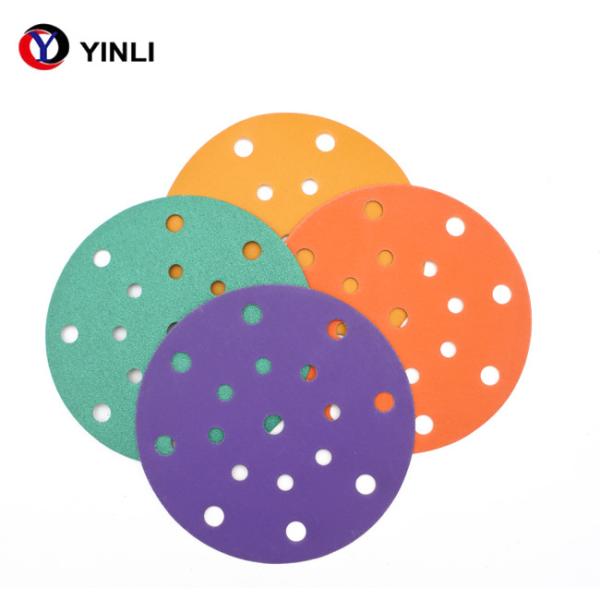 5 Inch 125mm Sandpaper Set Wet And Dry Sand Paper With 8 Hole