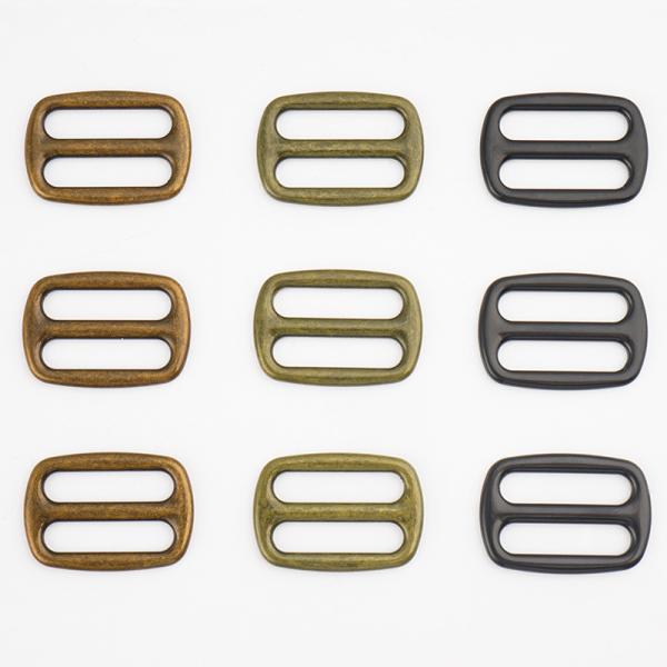 Adjustable Metal Slider for Handbag Hardware Supplies 9 Colors Triglide Buckle Slides