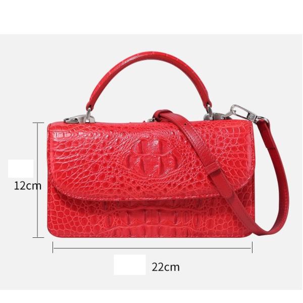 Fashion Designer Genuine Crocodile Leather Women Small Handbag Purse Authentic Alligator Skin Female Flap Shoulder Bag