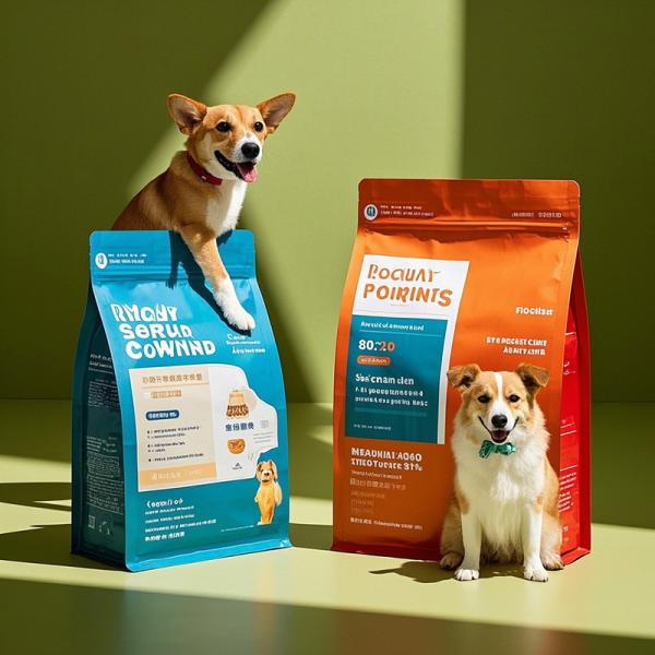 Wholesale Eco-Friendly Pet Food Packaging Bags Matte Finish High Barrier For Long Shelf Life