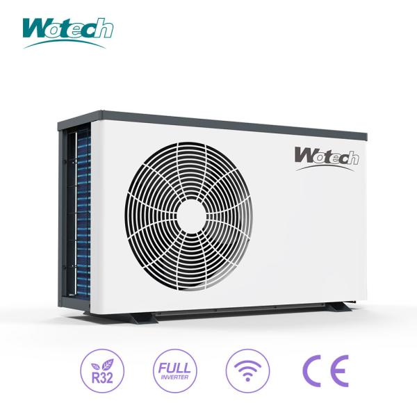 Caldeira de água de bomba de calor elétrica de 8kw para controle flexível da piscina usando refrigerante R32