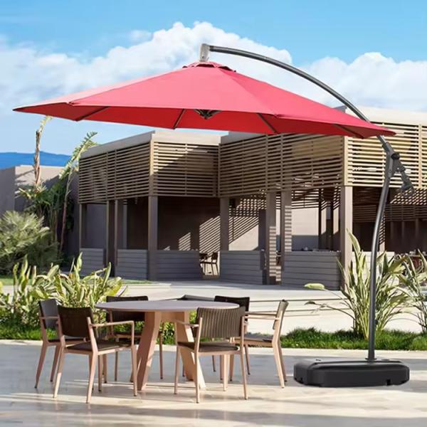 Quadro de aço exterior de cor personalizada pátio praia jardim guarda-sol para o exterior