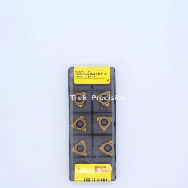 266RG‑16MM01A200M 1135 Grade Tungsten Carbide Indexable Threading Insert Compatible with Sandviks Coromant For CNC Metal Thread Turning Machining
