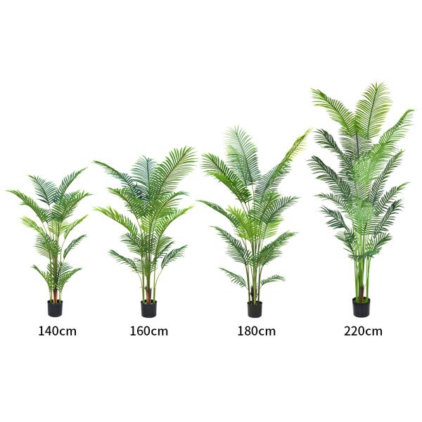 6ft Indoor Artificial Palm Trees thick foliage Tall Faux Silk Large Artificial Plant For Home Decor