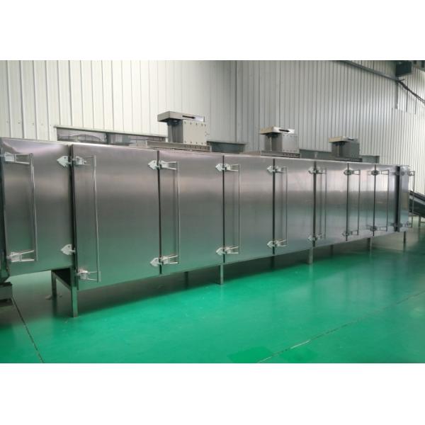 Continuous Auto Peanut Processing Machine Nut Roasting Equipment Strong Cooling