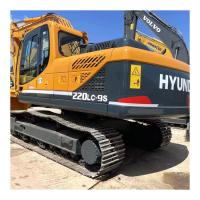 Shanghai Used Hyundai 220 LC 9S with 1.03m3 Bucket Capacity and Original Hydraulic Pump