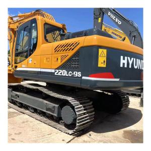 Shanghai Used Hyundai 220 LC 9S with 1.03m3 Bucket Capacity and Original