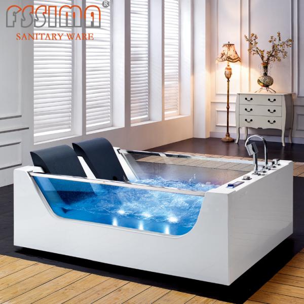 выпущенная струю ванна спа массажа гидролечения 1.8m для 2 Freestanding