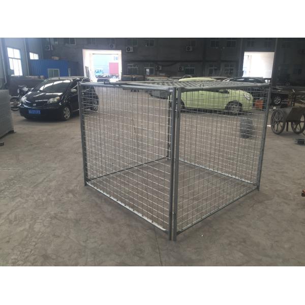 Large Temporary Fence Panel Industrial Waste Bins Cage 1500mm X 2000mm X 2000mm