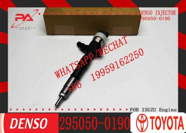 inyector de tren común 23670-09340 23670-0L100 23670-30410 inyector 295050-0190/ 0530 /0470 /0210 para Toyota 1KD-FTV D-4D