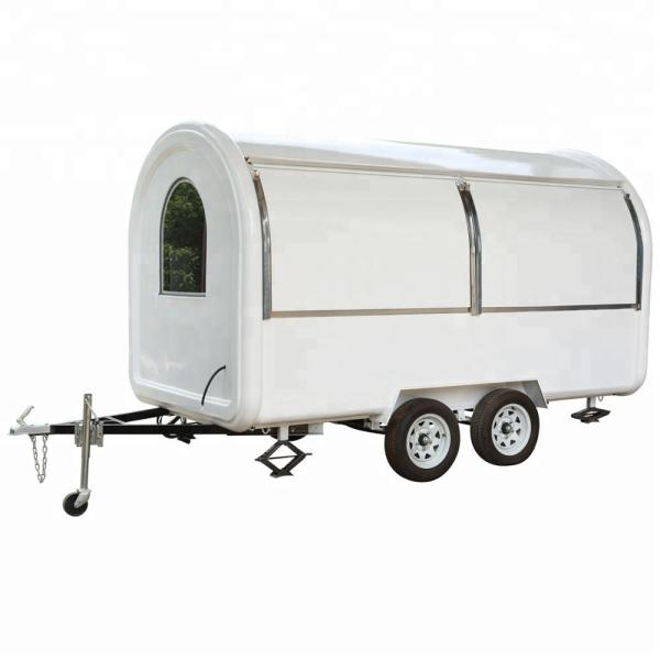 Commercial Catering Concession Trailer with 4 Road Wheels and Fully Equipped Kitchen