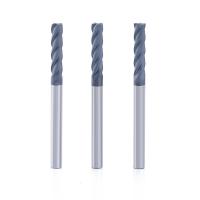 Cortador de trituração de Diamond Coating Carbide Flat End para o processamento da grafite