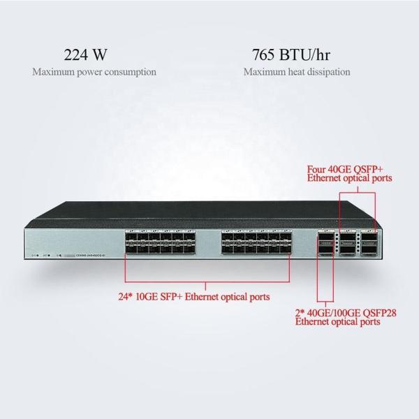 32 ports Switch de centre de données Ethernet en forme privée CE6880-24S4Q2CQ-EI Connectivité et efficacité optimales pour votre réseau