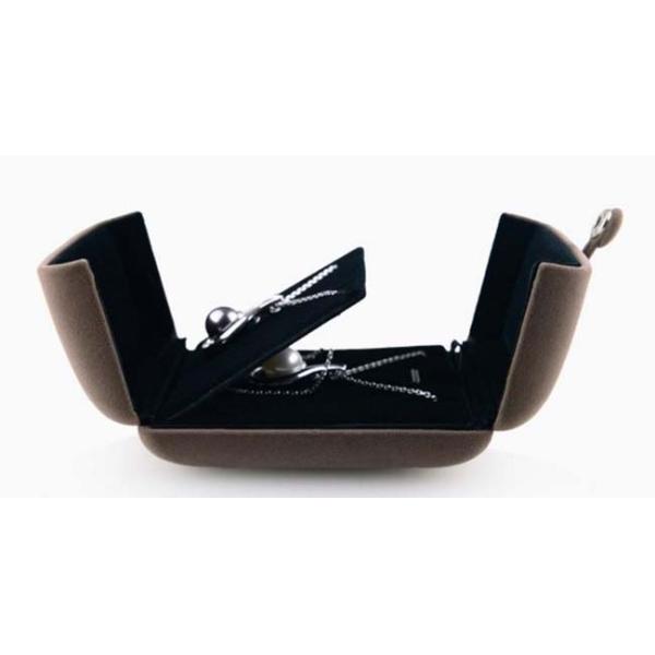 Foldable Velvet Gift Box With Button , Fashionable Velvet Custom Wedding Ring Box