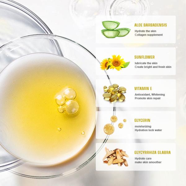 Private Label 400ml Organic Bath Oils Bodywash Blanchissant Bain Douche