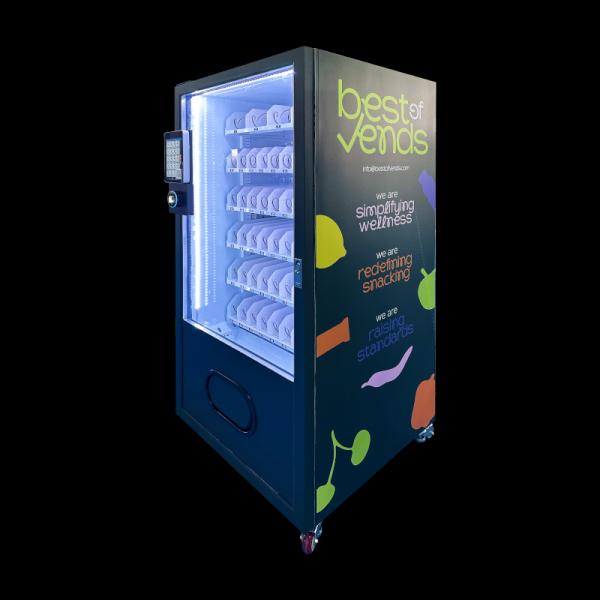 Slim Snack and Drink Vending Machine With 10 Inch Touch Screen for Offices Schools Shopping Malls and Public Spaces