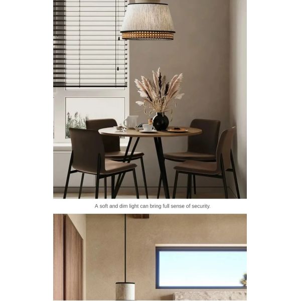 Kitchen Hanging Lights Living Room Decor Home Classical Art Cloth Cover Pendant Lights(WH-WP-146)
