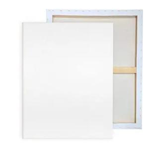 Tabla de lienzo estirado 100% algodón con acabado mate y grosor de 380+/-50 para pintura al óleo y arte