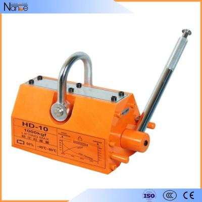 Type manuel poussoir magnétique 1ton - 10ton, accessoires de mandrin magnétique permanent de grue