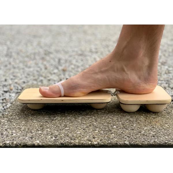Wooden Foot Exerciser Balance Board for Preventing Fallen Arches Classic Design Style