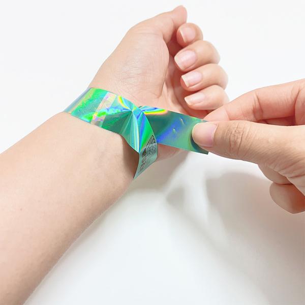 Plastic Glitter Party Wristbands