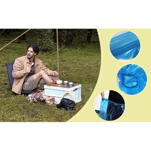 Boot And Shoe Covers 19 Inch Tall Extra Large Durable Water/Skid Resistant Long Shoe Cover Clear Waterproof Anti-Slip