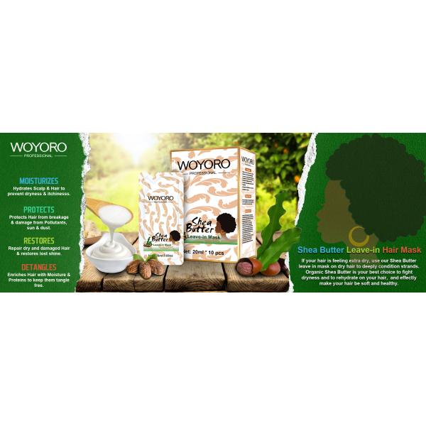 Shea Butter Moisture Strengthen Restore 20ml Dry Frizzy Hair Mask