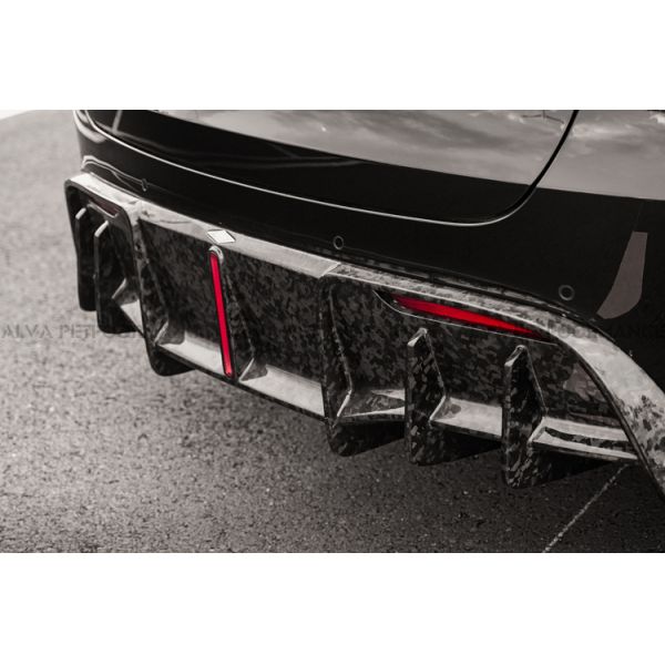 Add On Installation MiW Design Aero Forged Carbon Fiber Body Kits Tesla Model Y 2019 Front Lip Side Skirts Rear Diffuser