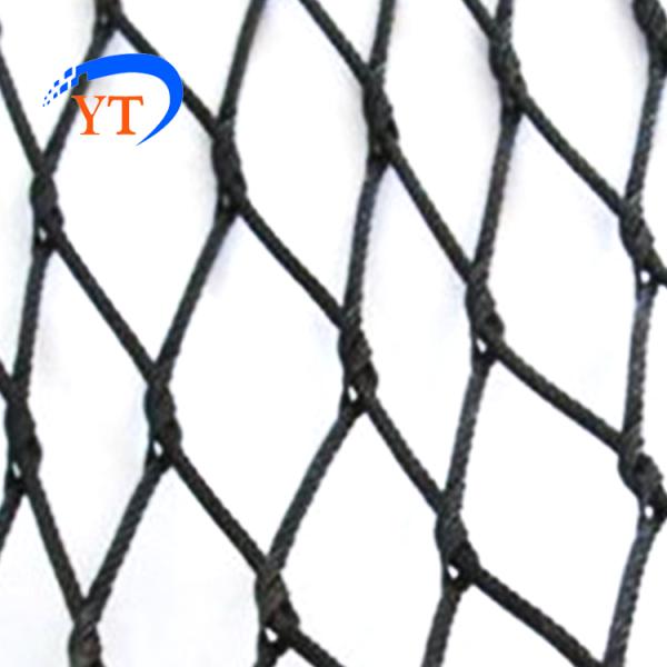 Flexible Black Oxide Wire Rope Mesh Of 304 316 316L Stainless Steel