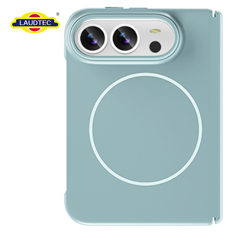 Laudtec Premium Foldable Magnetic Mobile Phone Case for iPhone Fold Matte Skin-Feel Shockproof Protective Cover Ultra-light Feel