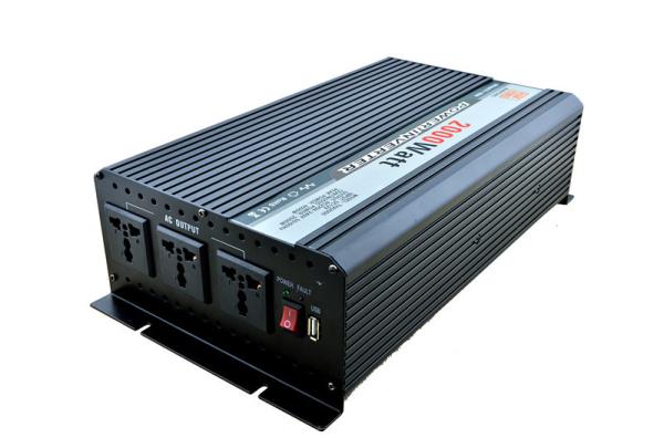 2000W Solar Mobile Sine Inverters Inverter solar power system DC 12V to AC 220V From lead-acid cell 150Ah CE ROHS
