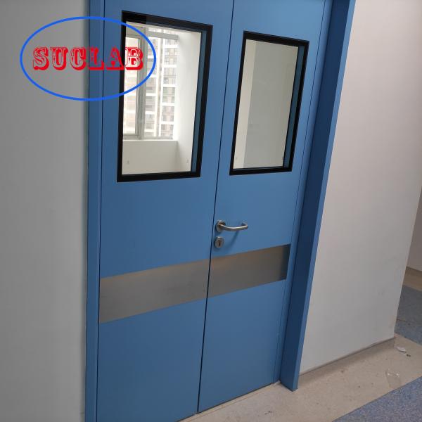 Дверь театра деятельности больницы антиржавейная, химическая устойчивая дверь комнаты хирургии